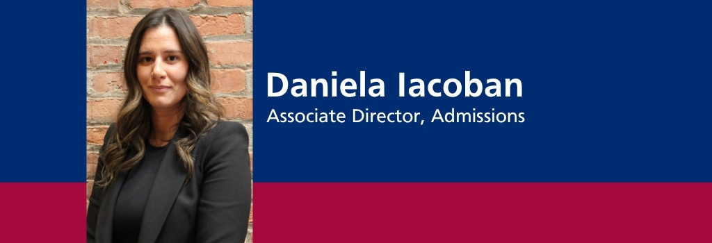 Daniela Iacoban, Associate Director, Admissions